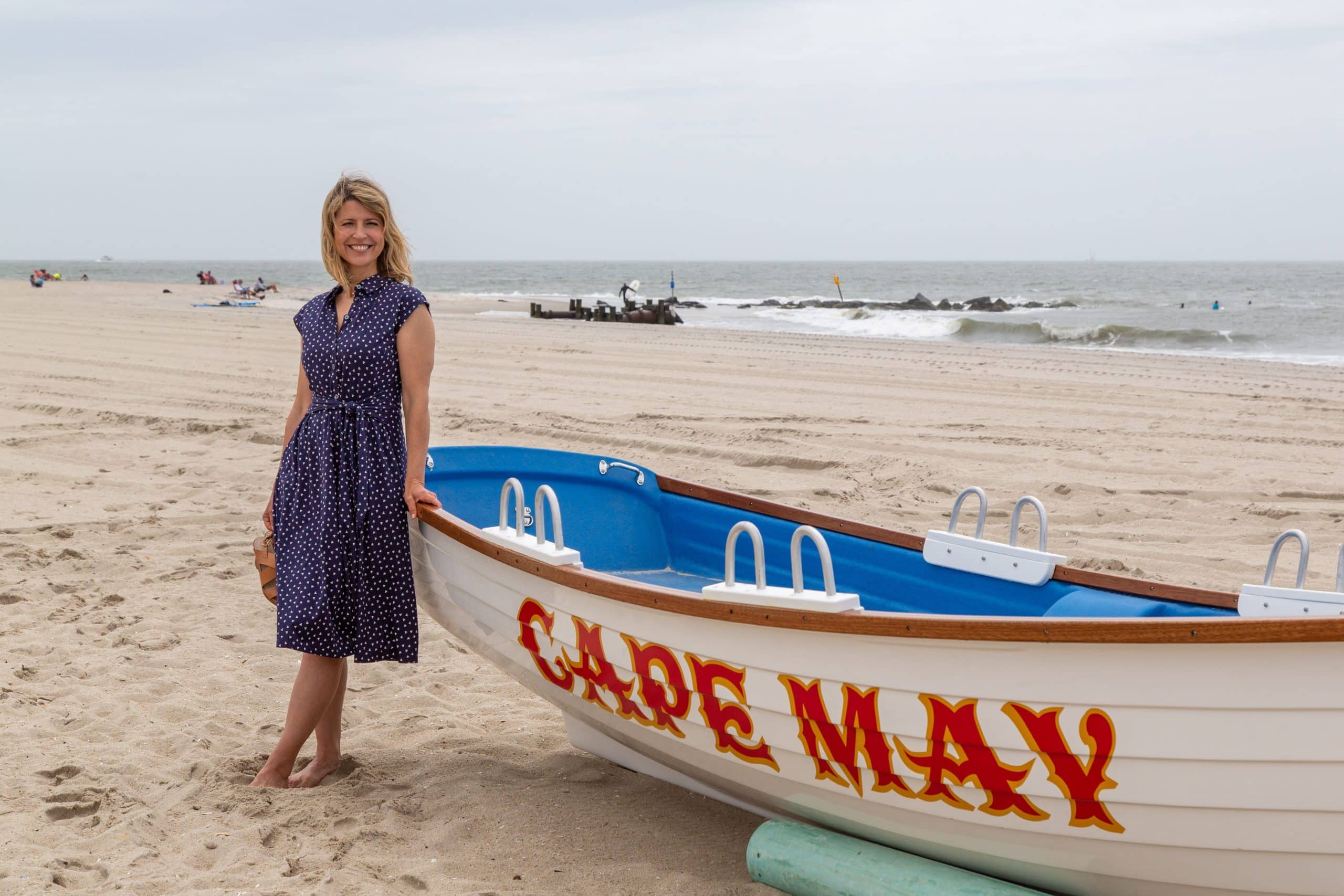 Samantha Brown at Cape May in the Jersey Shore
