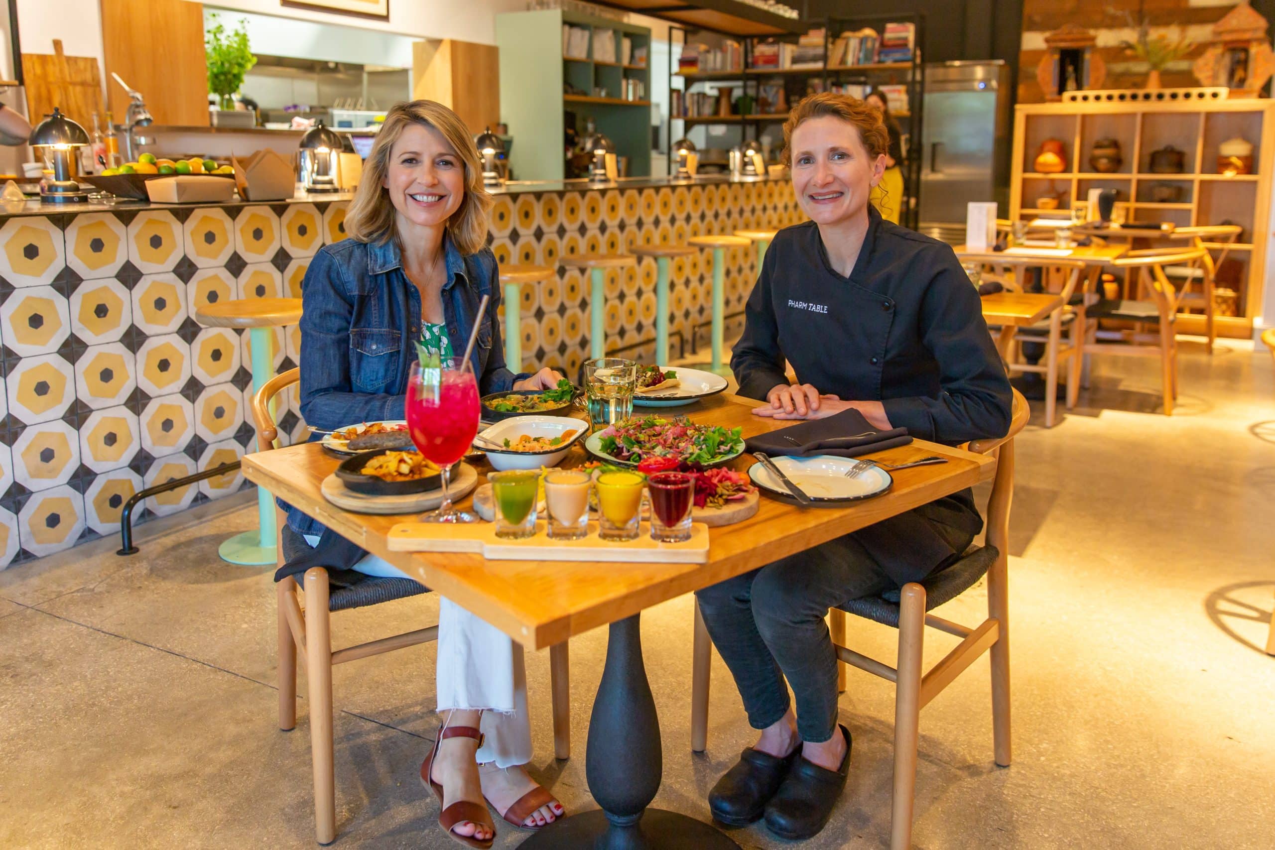Samantha Brown dines at Pharm Table in San Antonio Texas